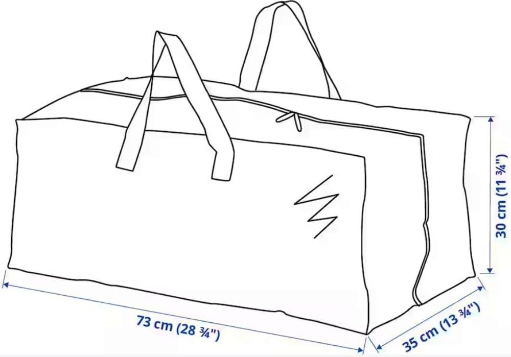 Ikea Frakta Storage Bag - Blue (5) U848532