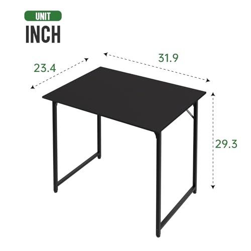 32 Inch Computer Desk with Metal Frame for Home Office Q5122