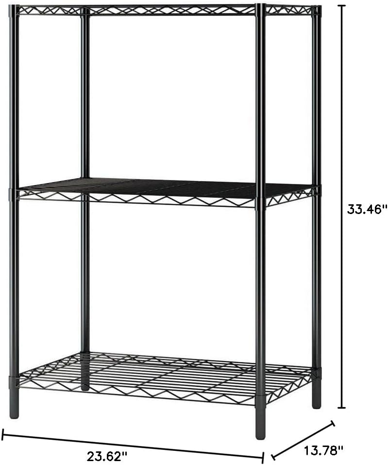 3-Shelf Heavy Duty Steel Storage Shelving Unit L7054
