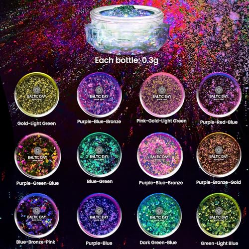 Chameleon Flakes Color Shift Mica Pigment Powder for Epoxy Resin K8972