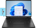 HP Spectre x360 2-in-1 Touch Laptop (Intel i7-11390H, 16GB RAM, 2TB PCIe SSD, Intel Iris Xe, 16.0", Active Pen, Backlit Keyboard, Fingerprint, WiFi, Bluetooth, Windows 11 Home) w/DKZ Hub (Renewed)