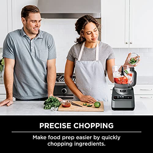 Ninja Professional Plus Food Processor 850W with Auto-iQ, 9-Cup, Silver Stainless (Renewed) O565130