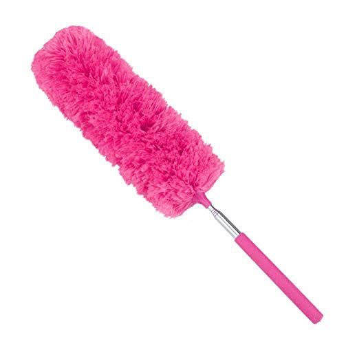 Dusters for Cleaning, Telescopic Extend Microfiber Duster Dusting Brush for Desk Ceiling Fan, Cobwebs, Furniture, Cars Grey One Size