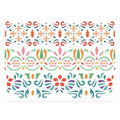 NBEADS Book PET Painting Stencil, 11.69x8.27 Inch Reusable Craft Stencils Hollow Out Drawing Painting Template for Painting on Wood Fabric Paper Walls Canvas Furniture