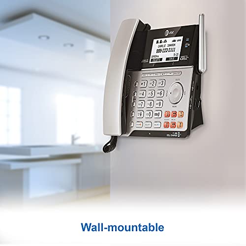 AT&T TL86103 2-Line Corded/Cordless Phone for Small Business with Answering Machine Q761502