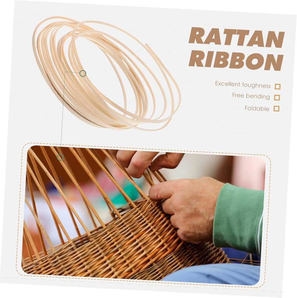 STOBOK Rattan Weave Material Furniture Repair Kit Basket Making Cane Webbing H58631