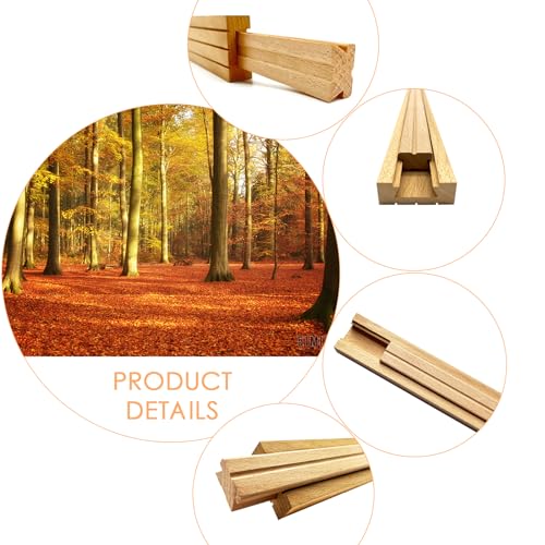 Wood Drawer Slides Undermount Center Mount Track 15.7 Inches Q298