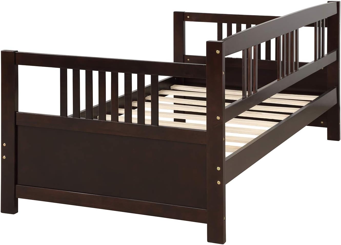 Modern Solid Wood Daybed Twin Size Espresso S26353