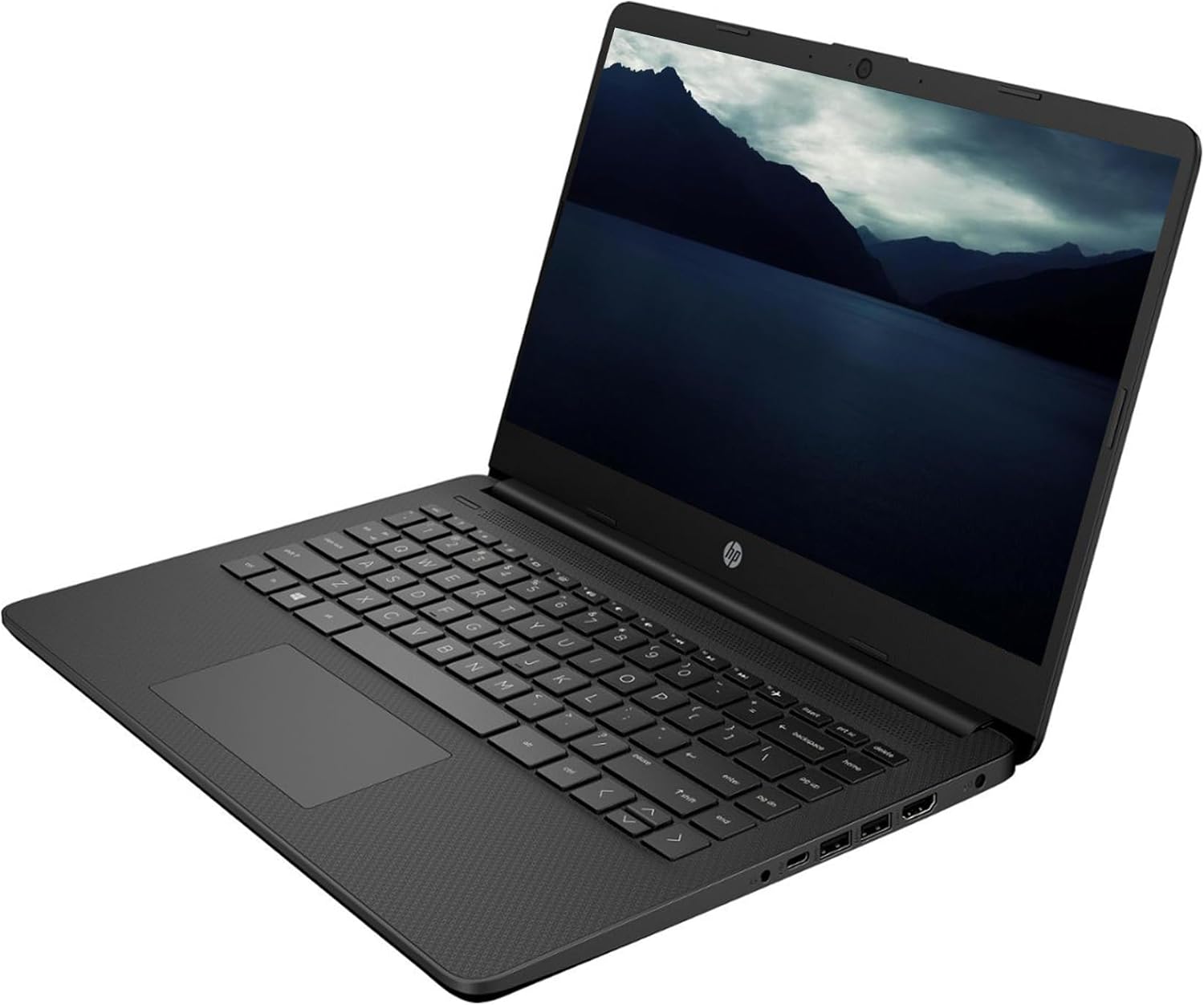 HP 14" Laptop, Intel Celeron N4120, 8GB RAM, 320GB Storage, Windows 11, Black B959