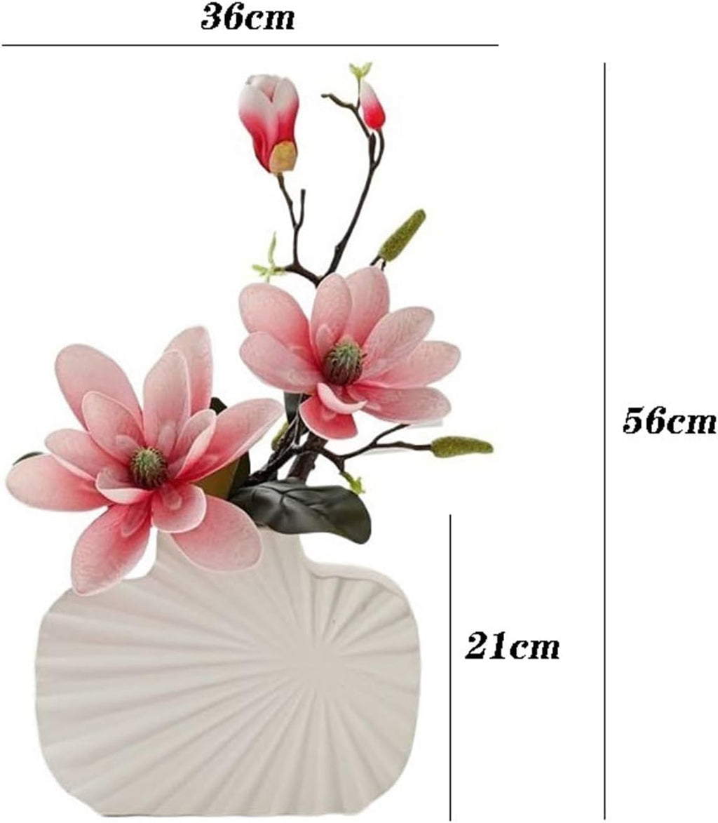 Artificial Magnolia Flower Arrangement for Living Room Decor M5356