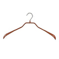 Mawa by Reston Lloyd BodyForm Series Non-Slip Space-Saving Clothes Hanger for Jackets, Suits and Coats, 16-1/2", Style 42/L, White, Set of 2