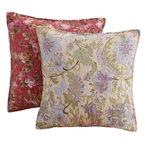 Greenland Home Blooming Prairie Quilt Set, Full/Queen, 3 Piece E36418