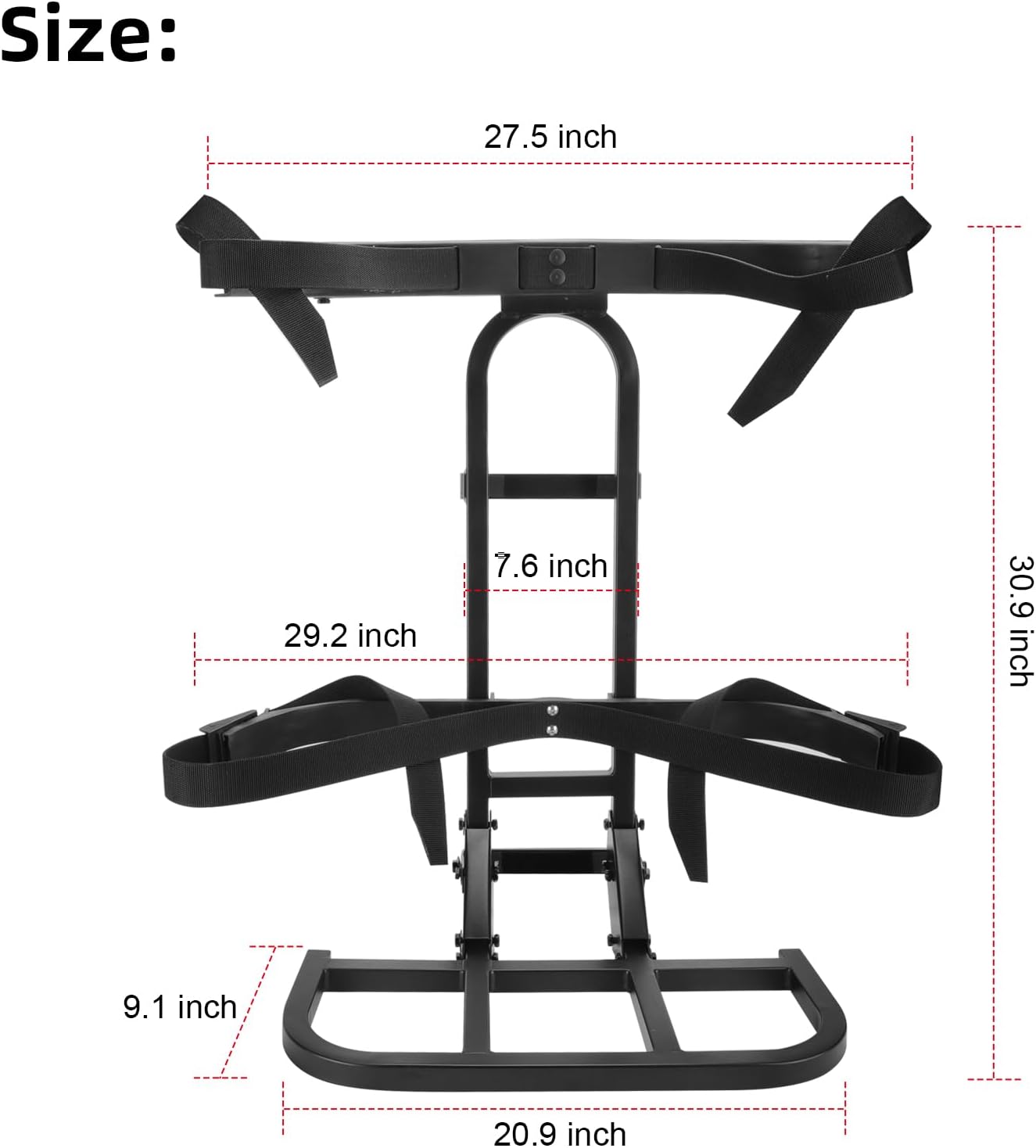 Roykaw Golf Cart Rear Seat Bag Holder Universal for EZGO Club Car Yamaha J978038