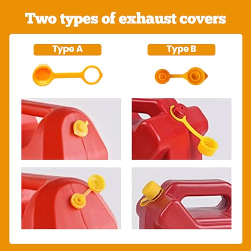 Gas Can Spout Replacement Kit, Universal Anti-Spill Nozzle with Flexible Hose, Fits 1-10 Gal Cans G58249