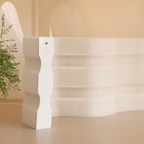 Paper Privacy Partition Folding Room Divider Beige J800