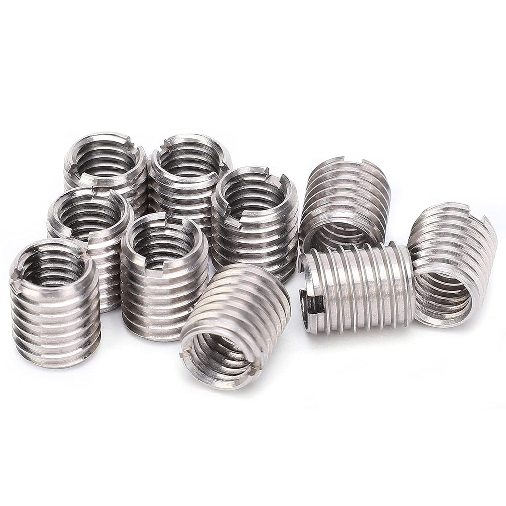 Wood Inserts Bolt 10Pcs Stainless Steel Hex Socket Furniture Screw Nut 20 x15mm K78545