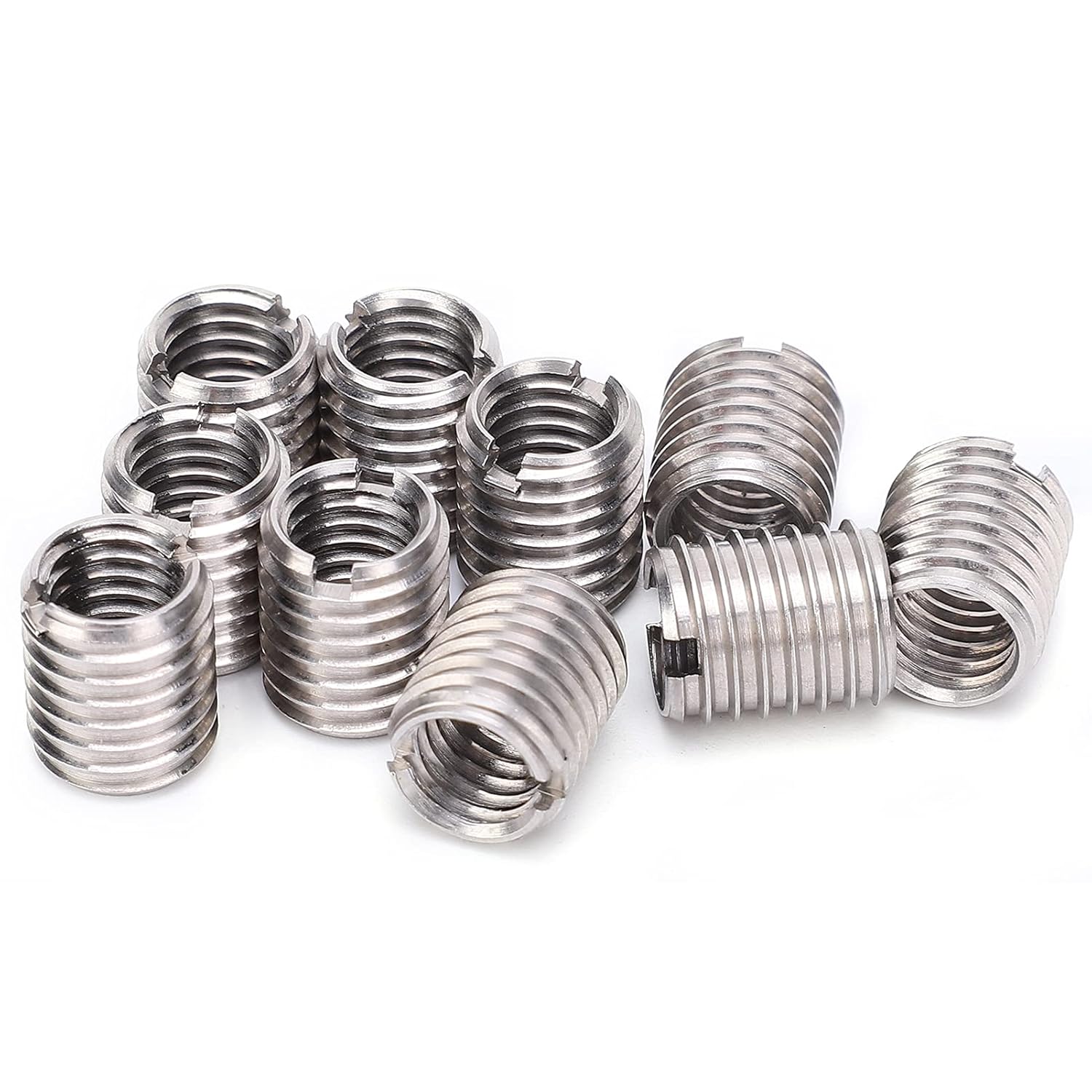 Wood Inserts Bolt 10Pcs Stainless Steel Hex Socket Furniture Screw Nut 20 x15mm K78545