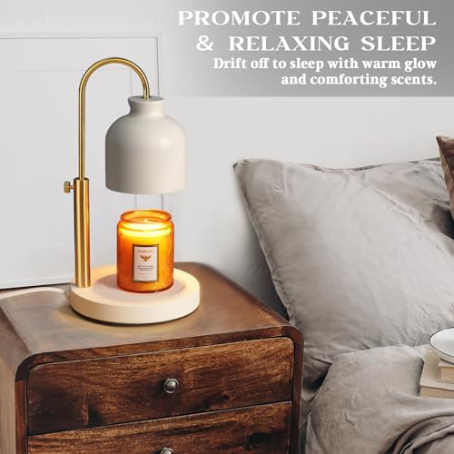 Vintage Birdcage Candle Warmer Lamp with Timer, Dimmable, 2 Bulbs E564