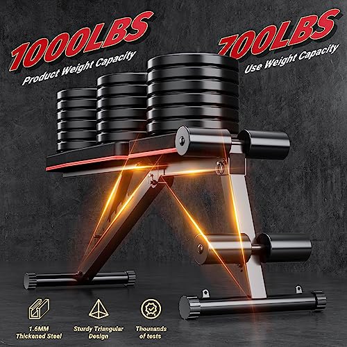 Adjustable Folding Weight Bench for Incline Decline Workout W308477