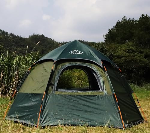 2-3-4 Person Pop Up Camping Tent Waterproof Double Layer X4608