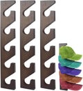 3 Pcs Hat Rack for Baseball Caps, Wall Mounted Wooden Hat Storage Organizer Hanger, Wall Vertical Hat Holder Caps Display Rack for Closet Door Bedroom Living Room Entryroom Laundry (Classic)