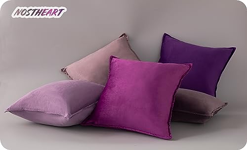 Decorative Velvet Throw Pillow Covers 12x20 Inch Set of 4 N9990
