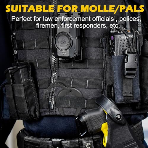 6 Pack First Responder Door Stops, Black U453