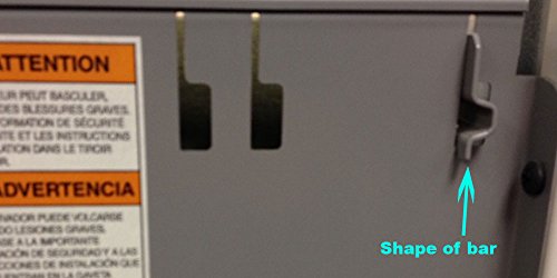HON Lateral File Bars for 30" Wide Cabinet (2 Pack) A86695