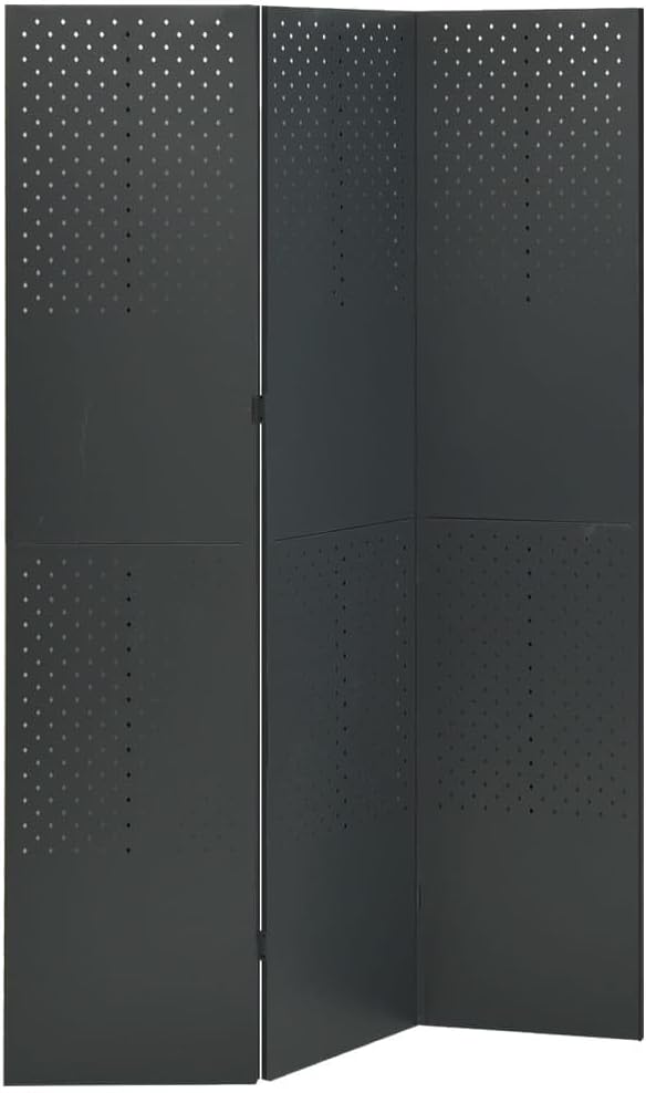 Room Divider Screen Folding Partition Panel - White (47.2 x 70.9) J65412