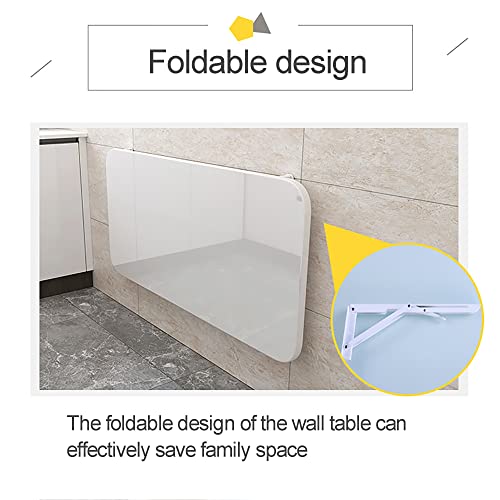 Wall Mounted Folding Table with Bracket for Kitchen Laundry Room M237056