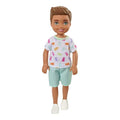 Barbie Chelsea Doll, Small Doll with Long Blonde Hair & Blue Eyes Wearing Removable Purple Flowered Dress & Yellow Shoes