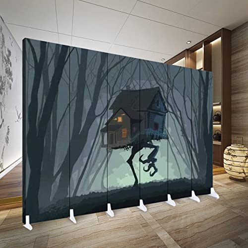 6 Panel Canvas Room Divider Screen Privacy Partition for Home Office H442170