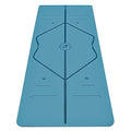 Liforme Travel Yoga mat – Patented Alignment System, Warrior-Like Grip, Non-Slip, Eco-Friendly, Ultra-Lightweight and Sweat Resistant, Made with Natural Rubber