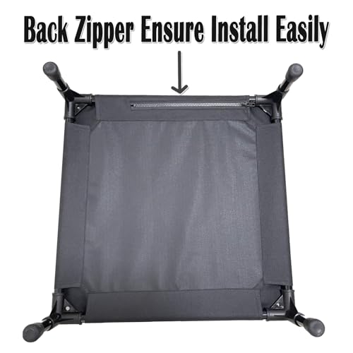 Love&go Elevated Dog Bed with Metal Frame, Cooling Raised Pet Cot, Small Q7526