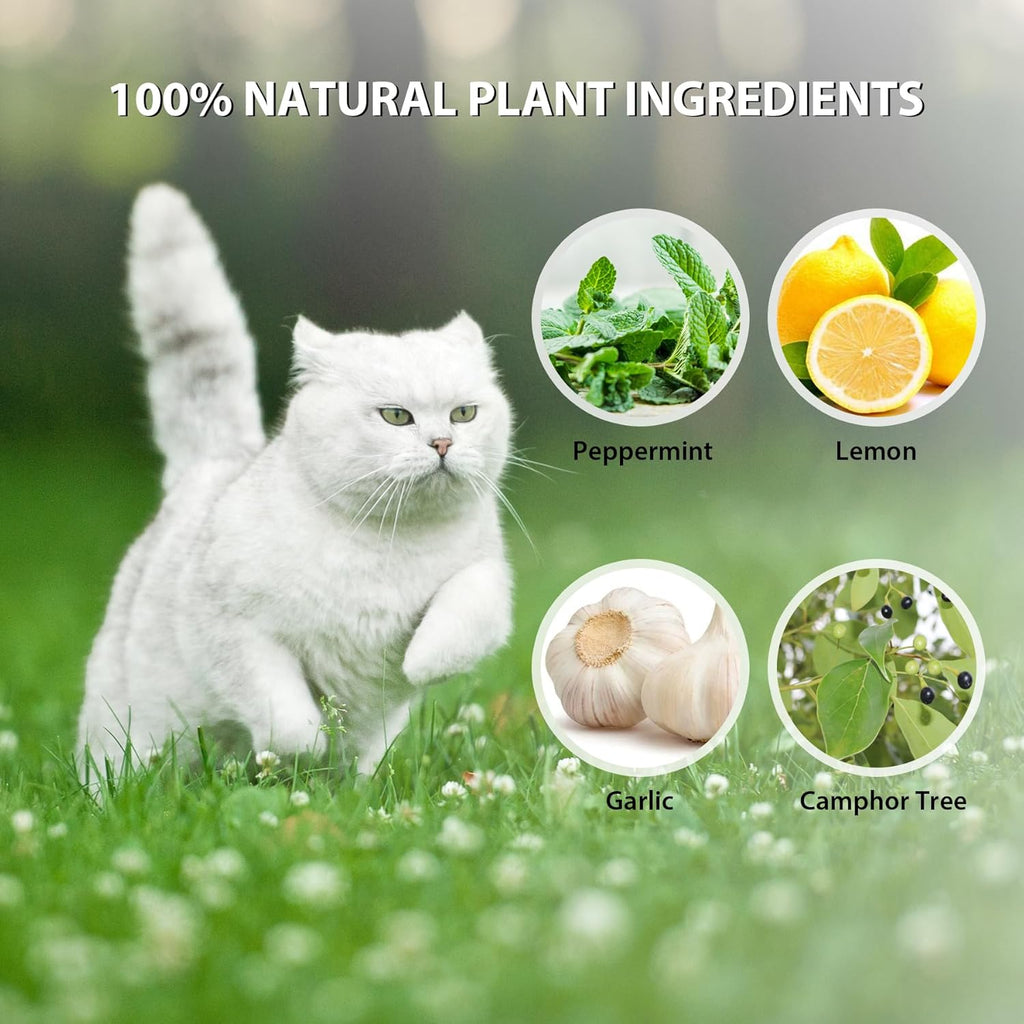 Cat Repellent Outdoor Peppermint Oil Deterrent for Home, 20 Pack R69755