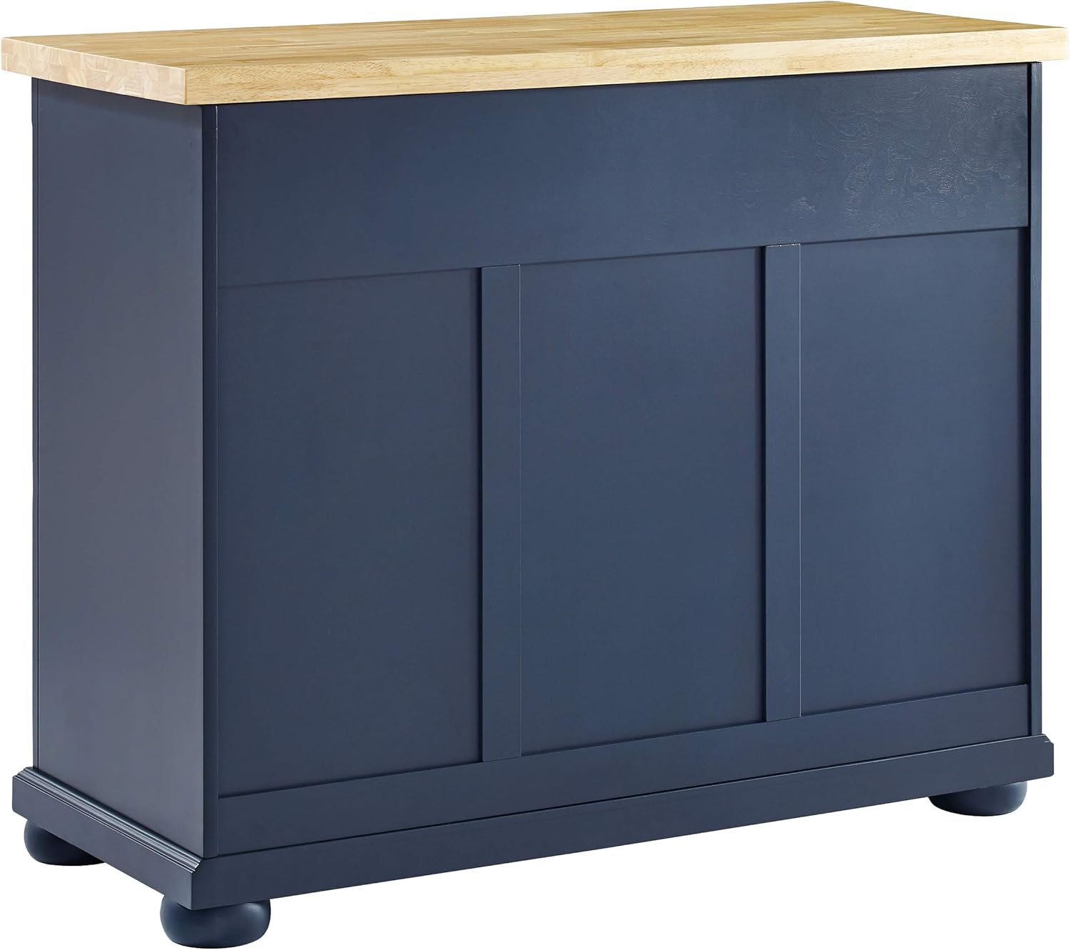 Crosley Furniture Madison Kitchen Island with Butcher Block Top, Navy P658070