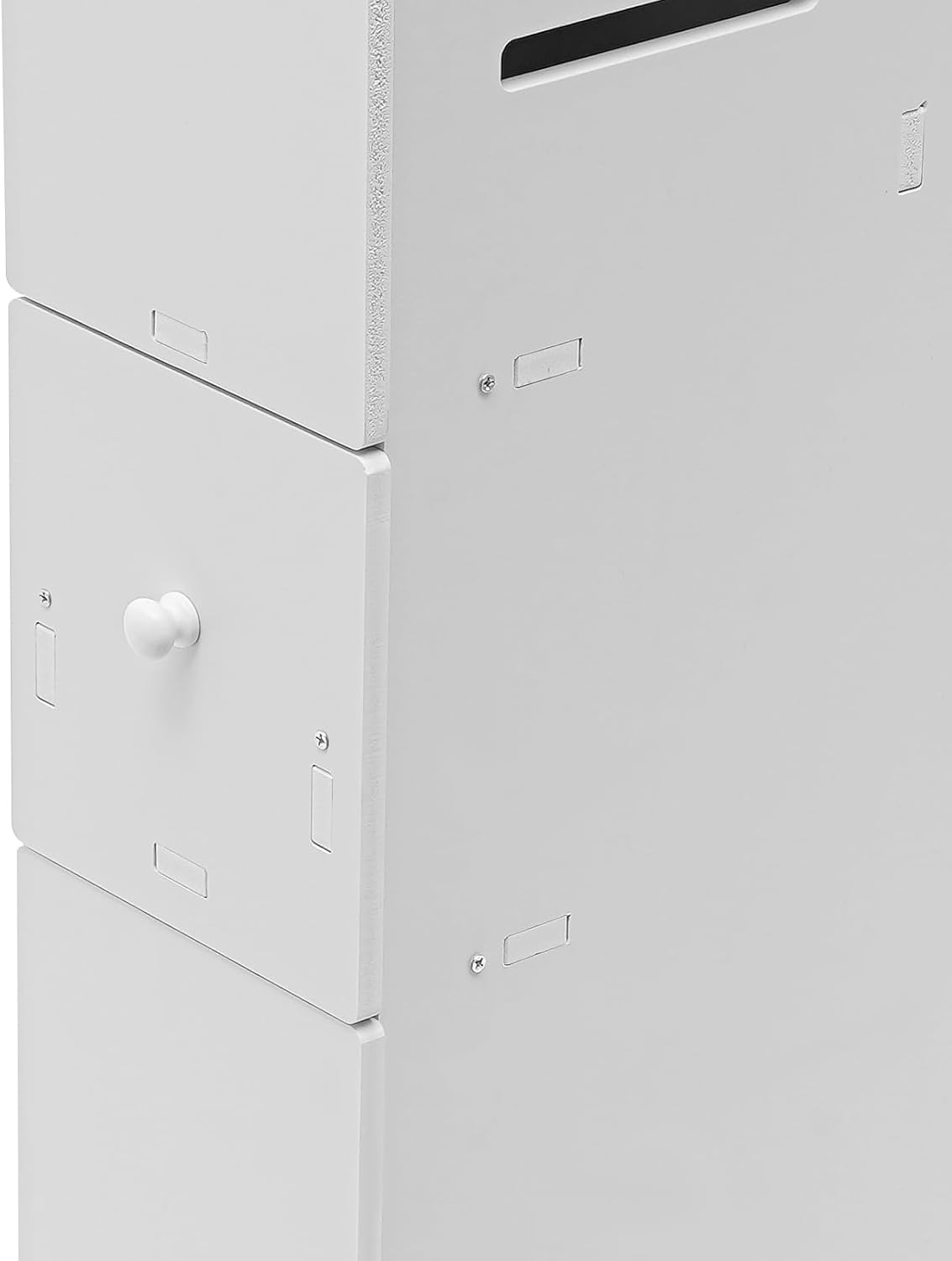 Rolling Narrow Bathroom Storage Cabinet, White J17971