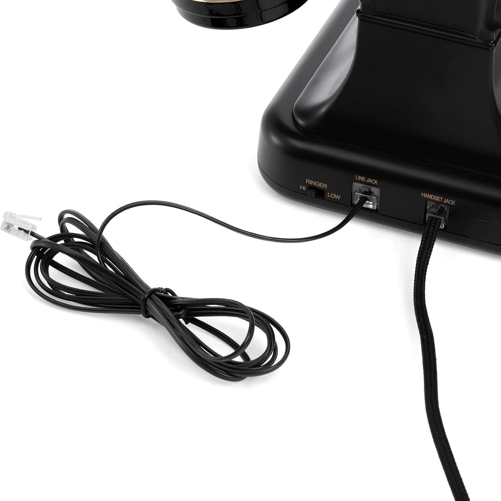 Peohud Retro Landline Telephone, Classic Corded Desk Phone I898690