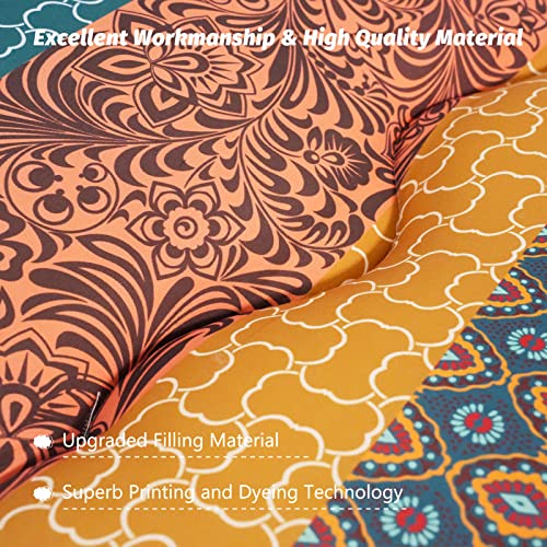 MAXYOYO Bohemian Floor Bed Futon Mattress, Foldable for Adults P770