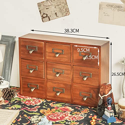 Traditional Solid Wood Chinese Medicine Cabinet C1524