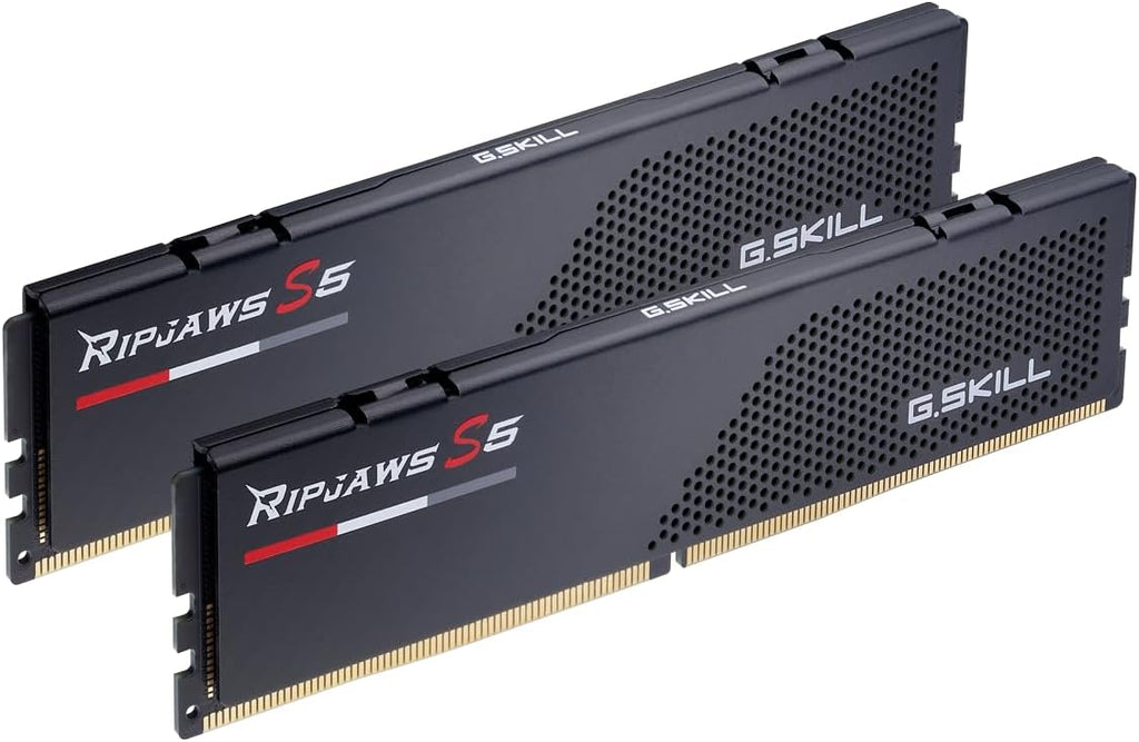 G.SKILL Ripjaws S5 Series (Intel XMP 3.0) DDR5 RAM 32GB (2x16GB) 6000MT/s CL36-48-48-96-1.25V Desktop Computer Memory UDIMM - Matte Black (F5-6000J3648D16GX2-RS5K)