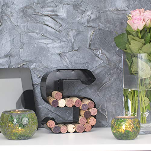 Metal Letter Wine Cork Keepsake Saver & Holder Monogram Kit (K, Small) Z951943