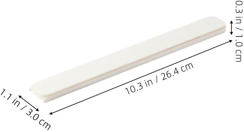Housoutil Drawer Slides, 4Pcs Screw-On Plastic Drawer Rails Guide Rails V540