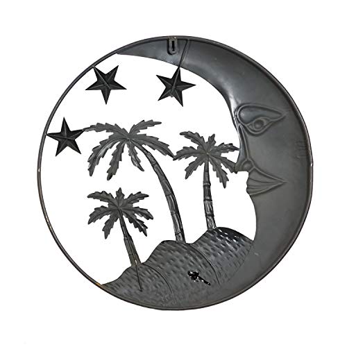 Benzara Metal Sun Moon Wall Decor Z887816