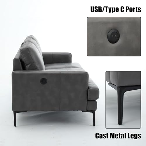 120" Modern Sectional 3 Seater Sofa with Storage, Beige Y611