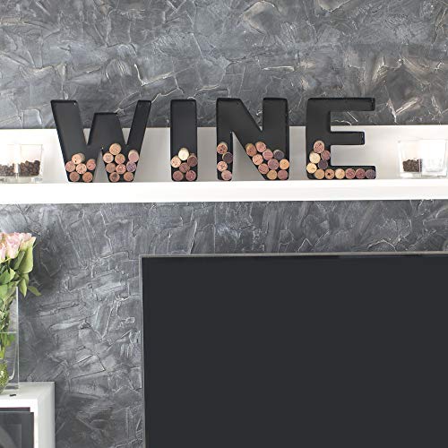 Metal Letter Wine Cork Keepsake Saver & Holder Monogram Kit (K, Small) Z951943