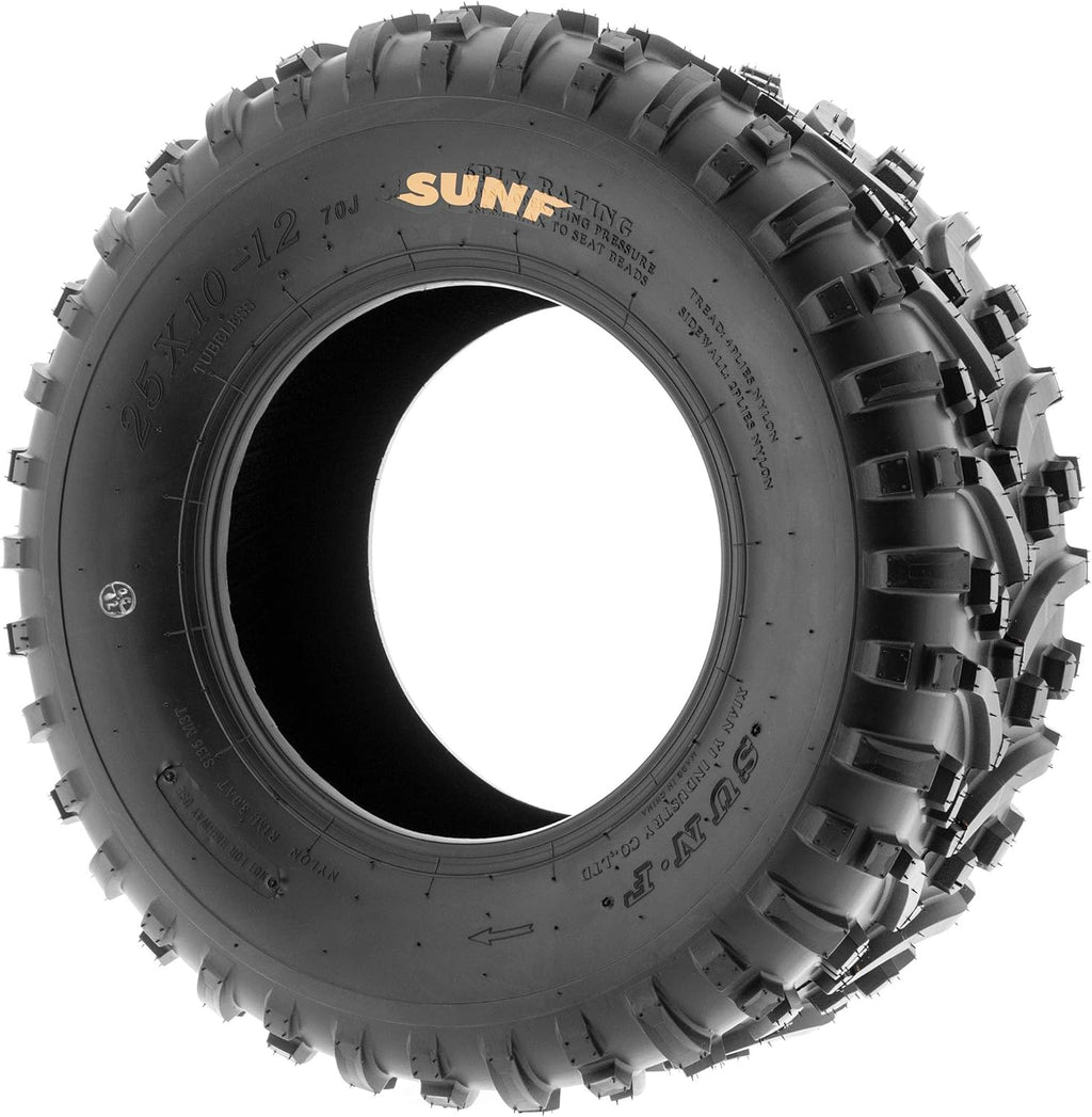 SunF 22x11-8 ATV UTV Tire Knobby Tubeless A032 - Pair of 2 U3165