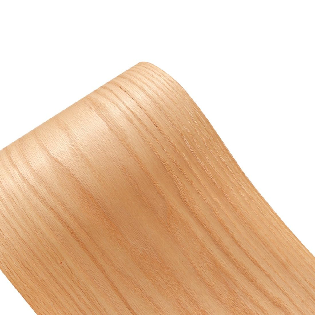 Red Oak Thin Wood Veneer Sheets, Figured Grain, 7.8 x 98 Inch H844154