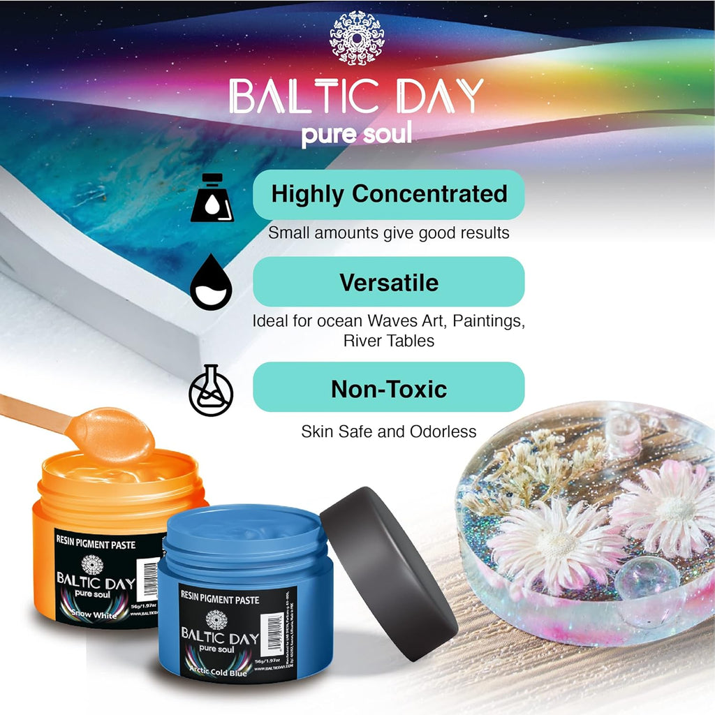 Black Abyss Black Pigment Paste for Epoxy Resin, 2oz Jar G4913