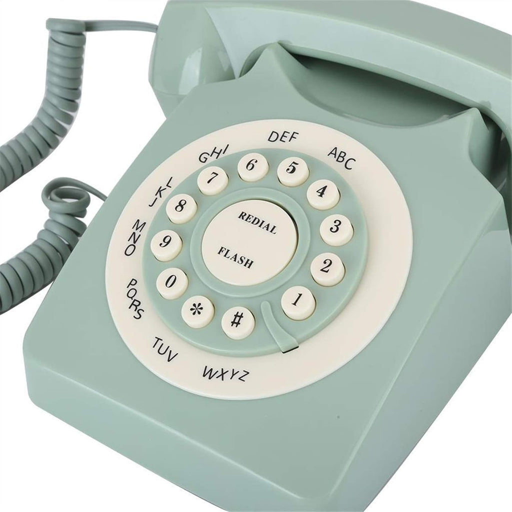 Vintage European Old Fashioned Telephone Wired Landline for Home Office N654